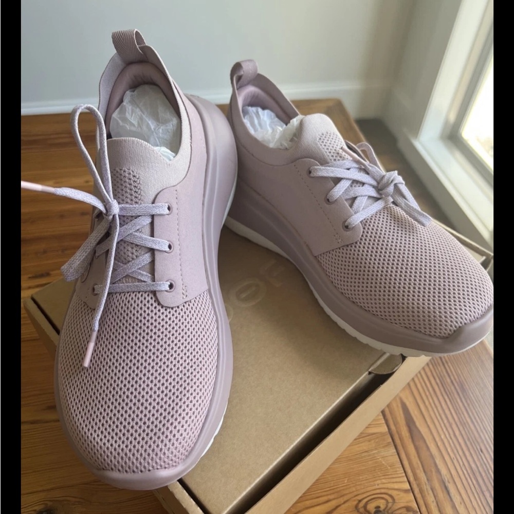 NEW OOFOS OOMY STRIDE Women's Pink Sneakers 9.5